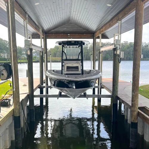 Boathouse built by JSC Contracting