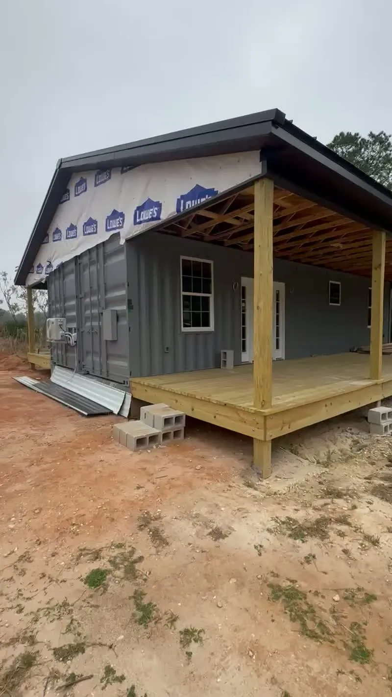 Shipping container home built by JSC in Florida
