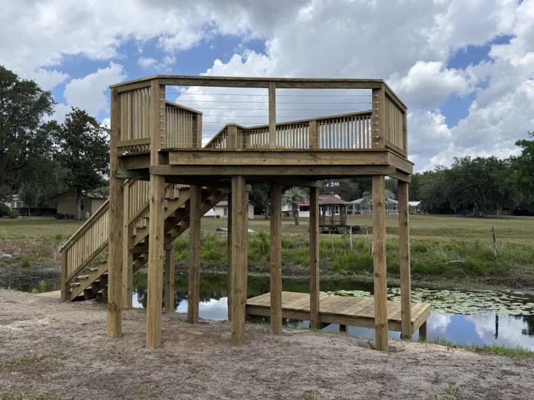 Custom dock built by JSC in Central Florida